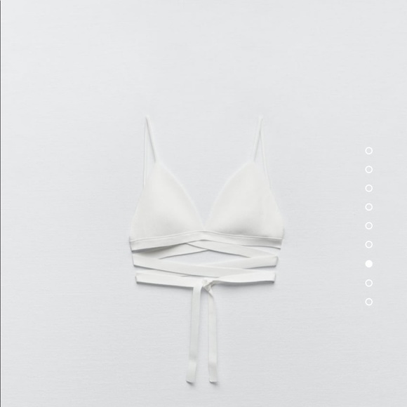 🌺NWT sold out Zara knit thin strap bralette - Picture 5 of 6